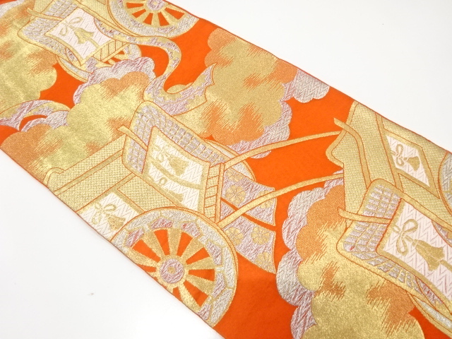 Japanese Kimono / Antique / Fukuro Obi Combined weave